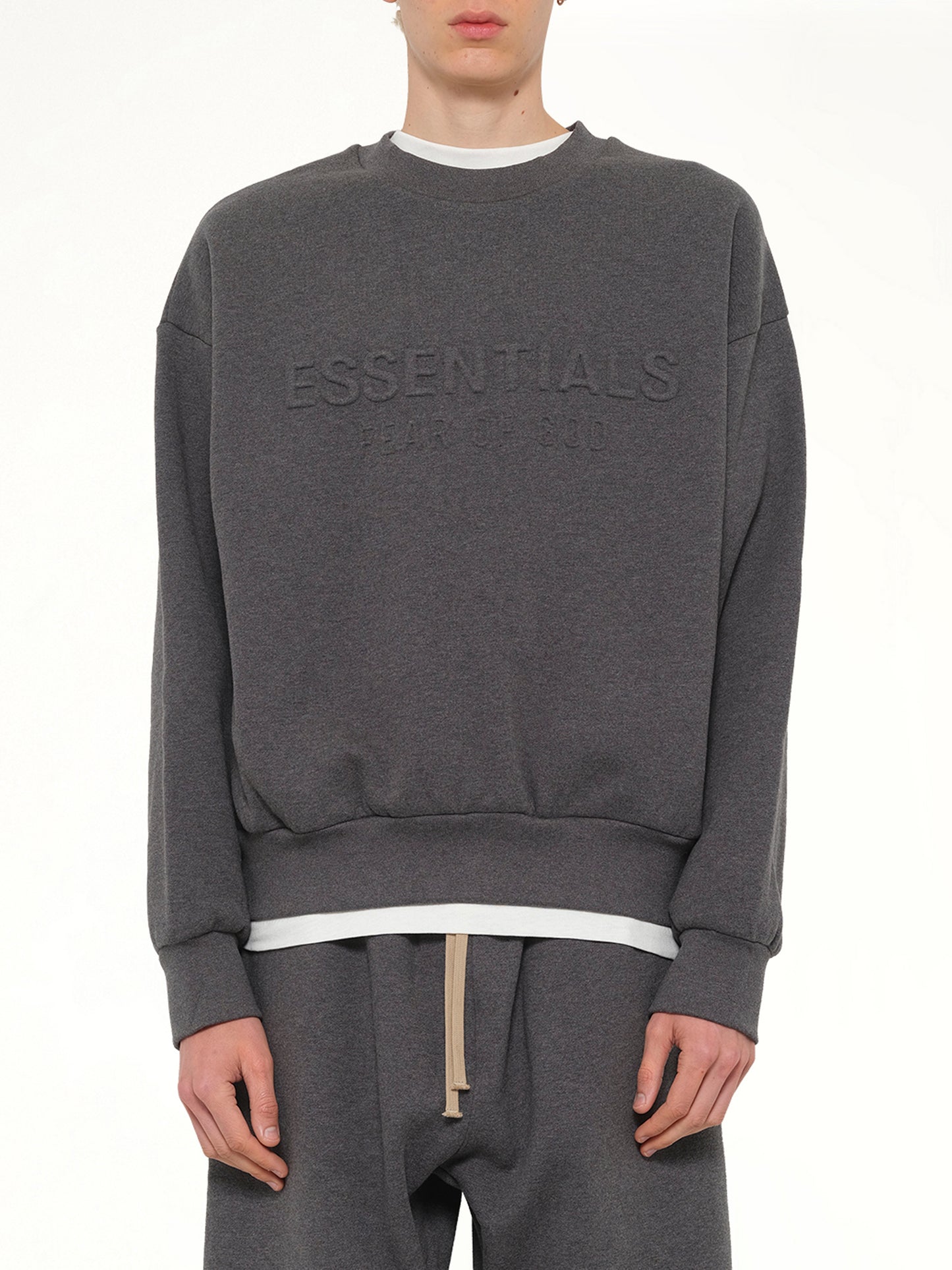 Classic Crewneck Sweatshirt in Charcoal Heather
