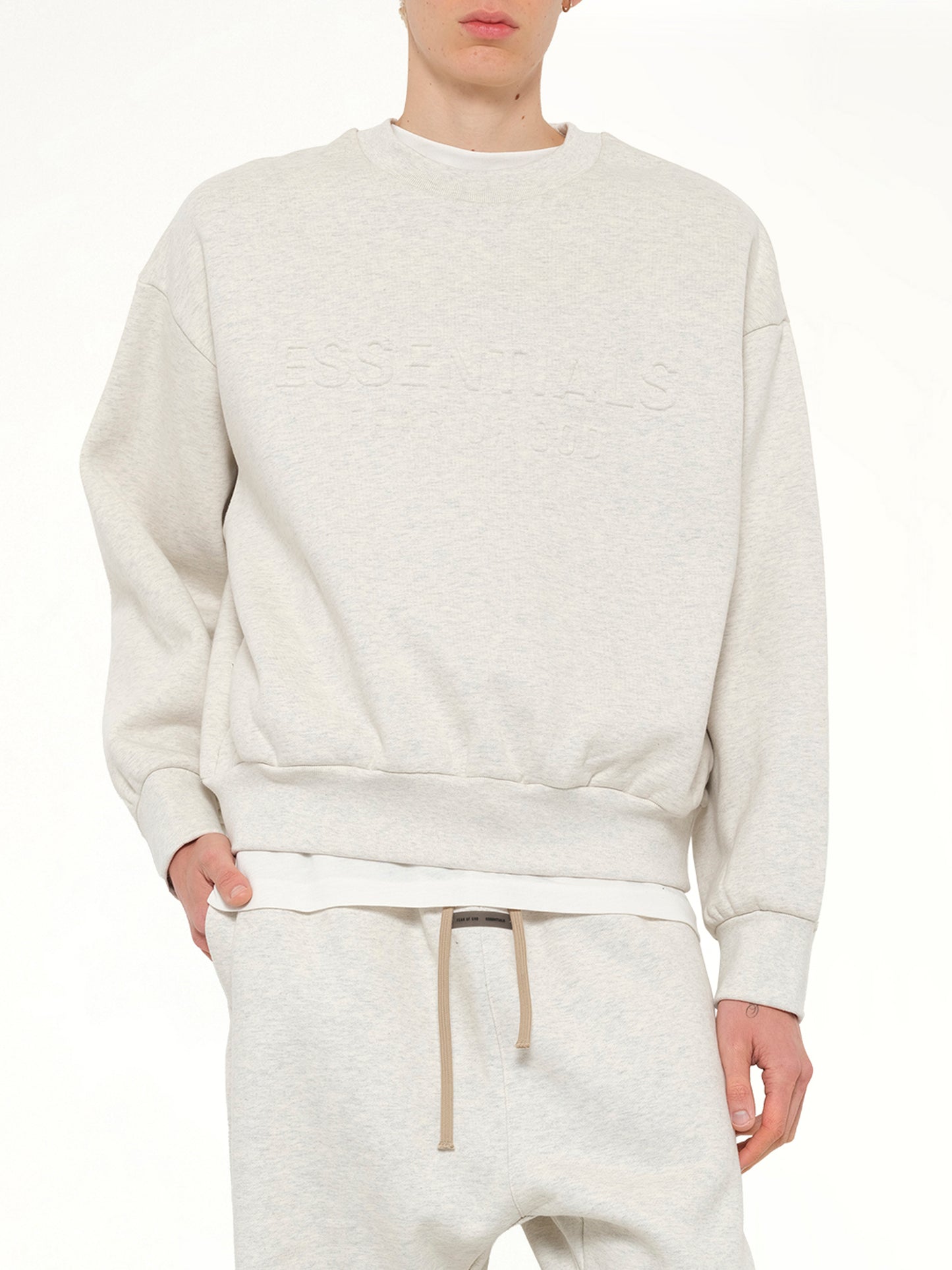 Classic Crewneck Sweatshirt in Oatmeal Heather