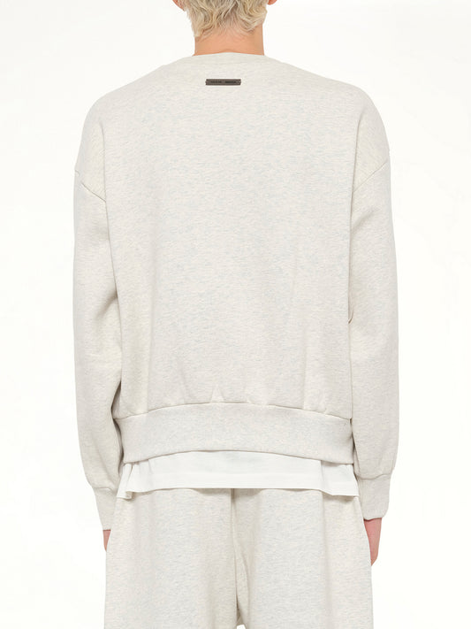 Classic Crewneck Sweatshirt in Oatmeal Heather