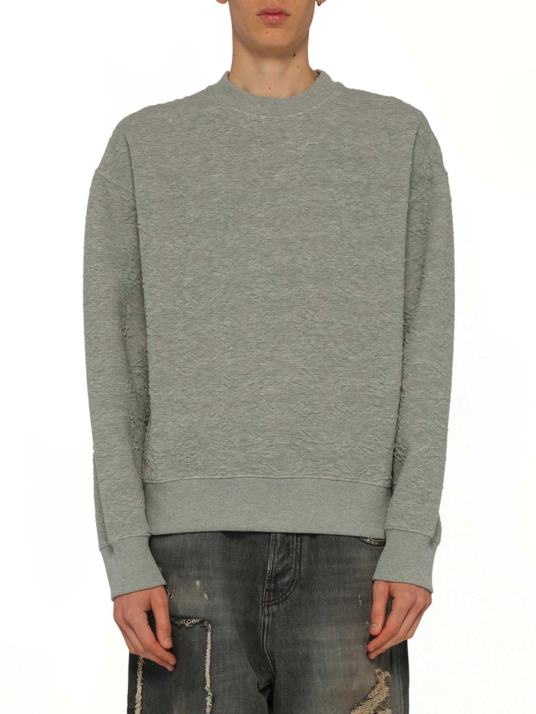 MA Quad Oversized Sweatshirt in Stone