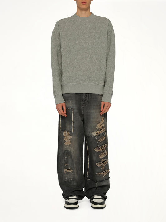 MA Quad Oversized Sweatshirt in Stone