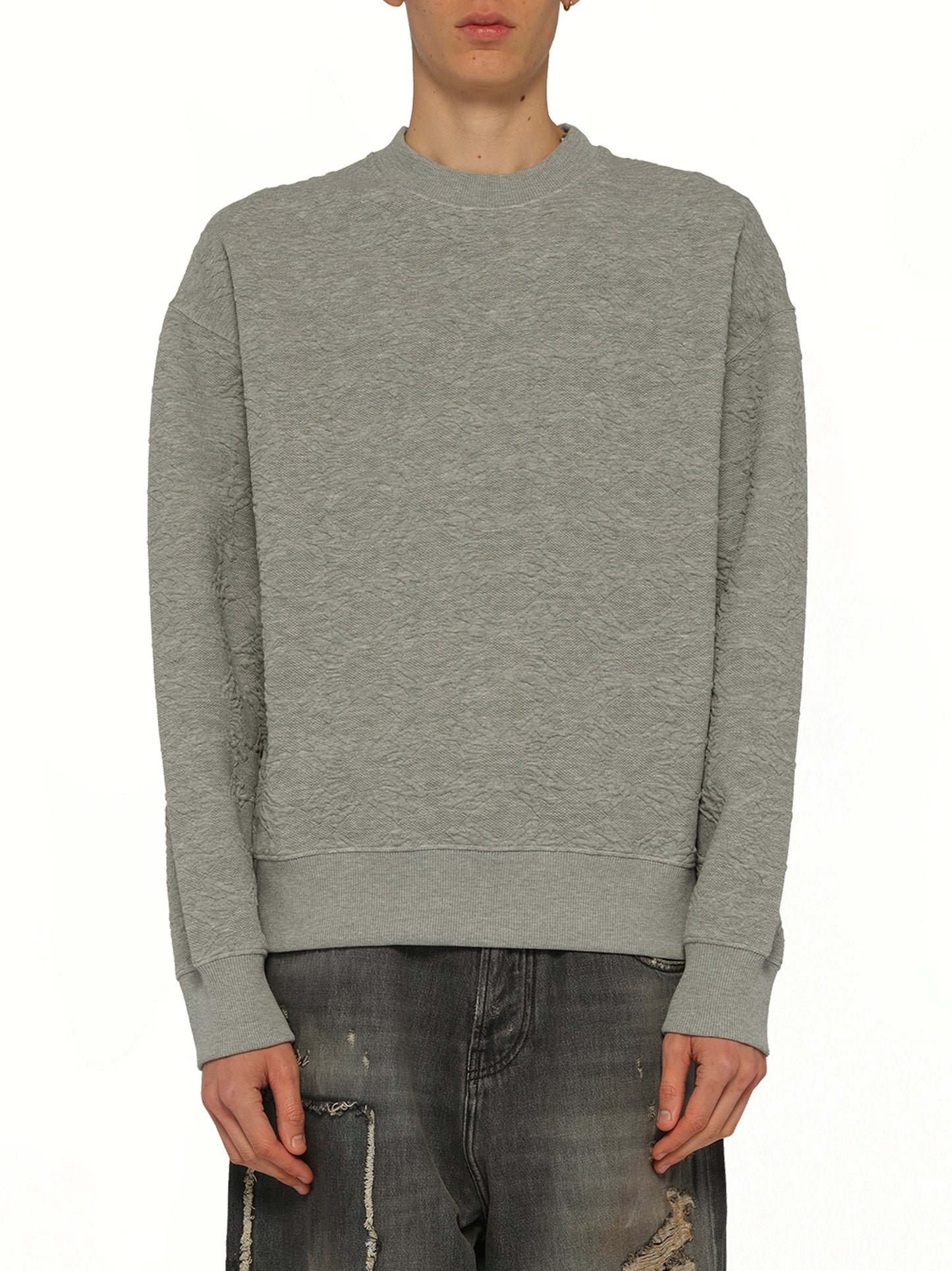 MA Quad Oversized Sweatshirt in Stone