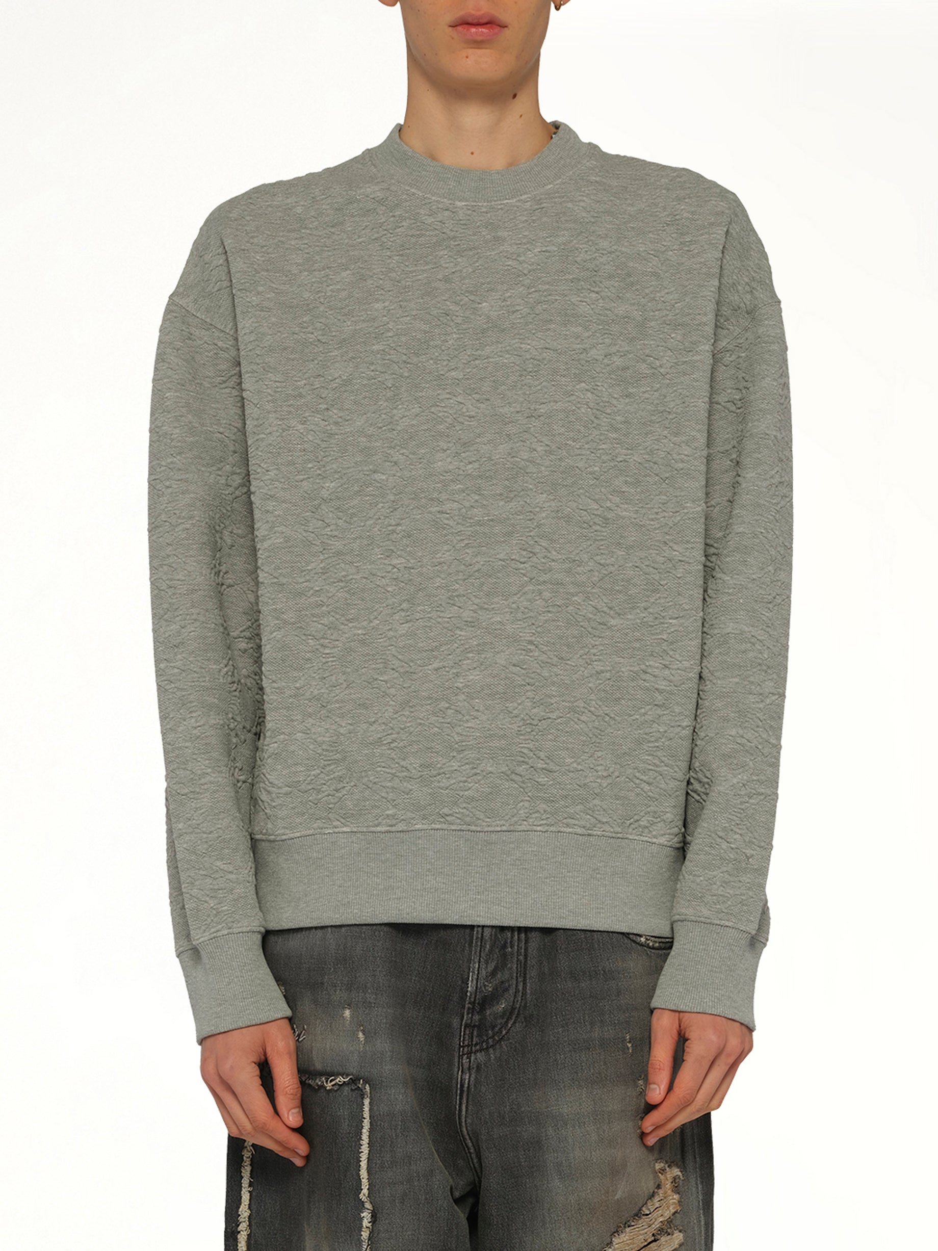 MA Quad Oversized Sweatshirt in Stone