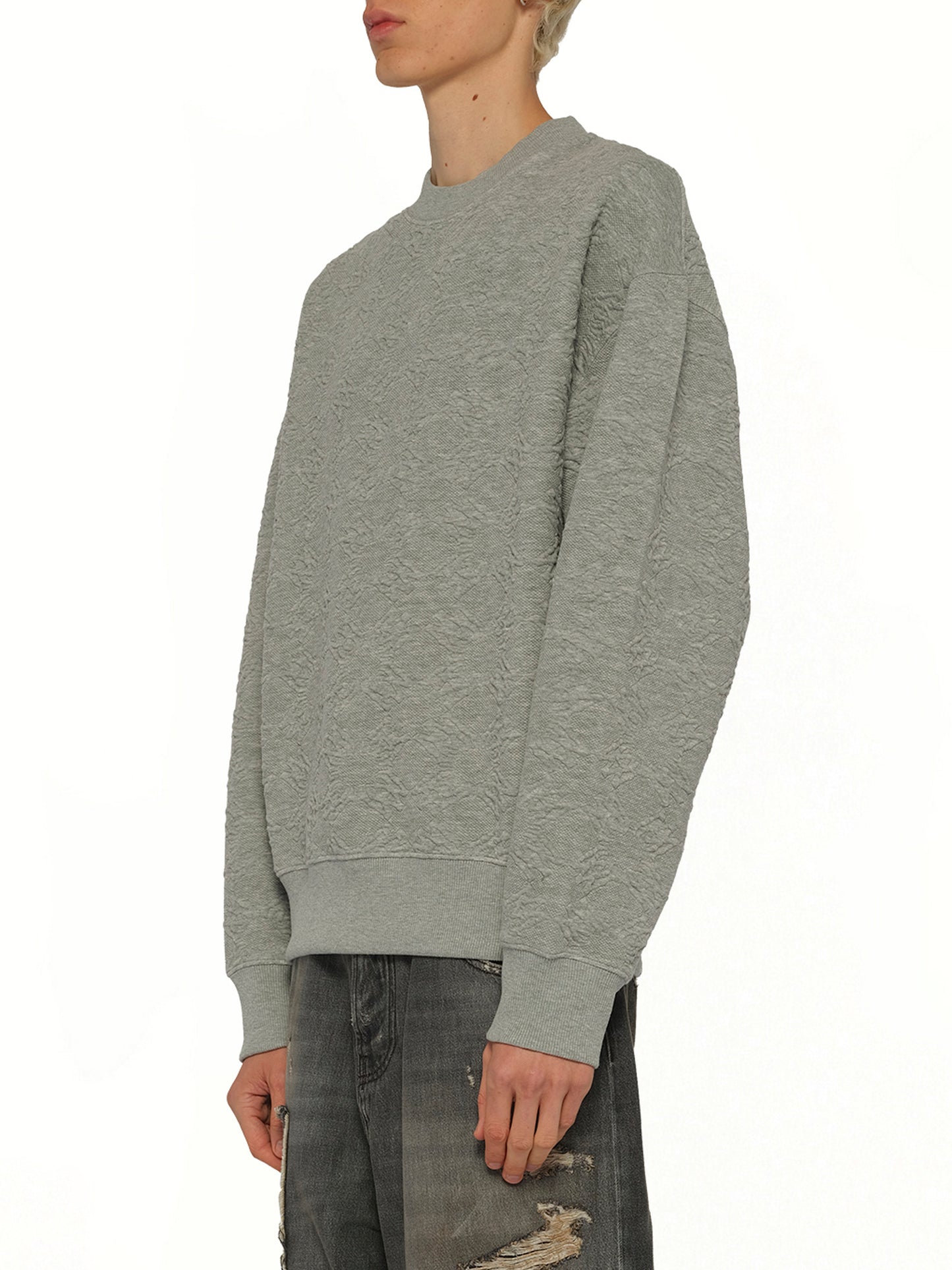 MA Quad Oversized Sweatshirt in Stone