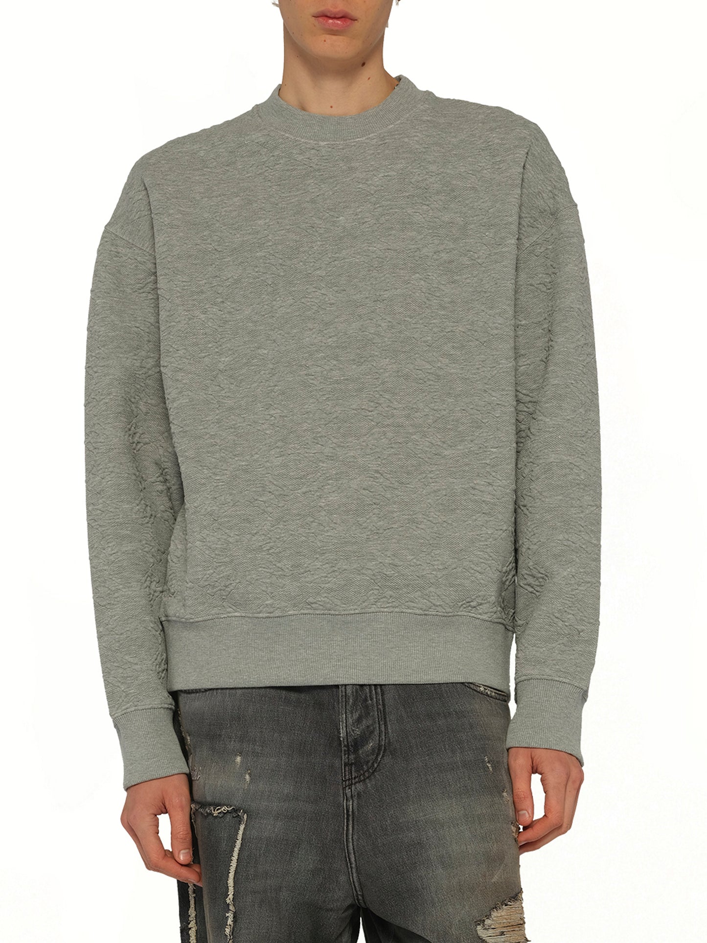 MA Quad Oversized Sweatshirt in Stone