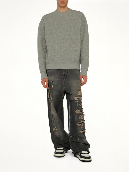 MA Quad Oversized Sweatshirt in Stone