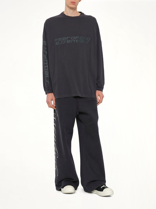 90's Long Sleeve T-Shirt in Vintage Black