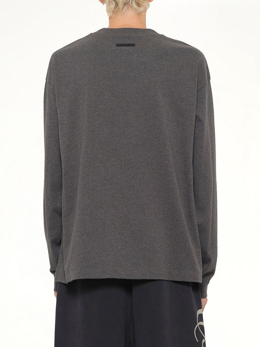 Classic Long Sleeve T-Shirt in Charcoal Heather