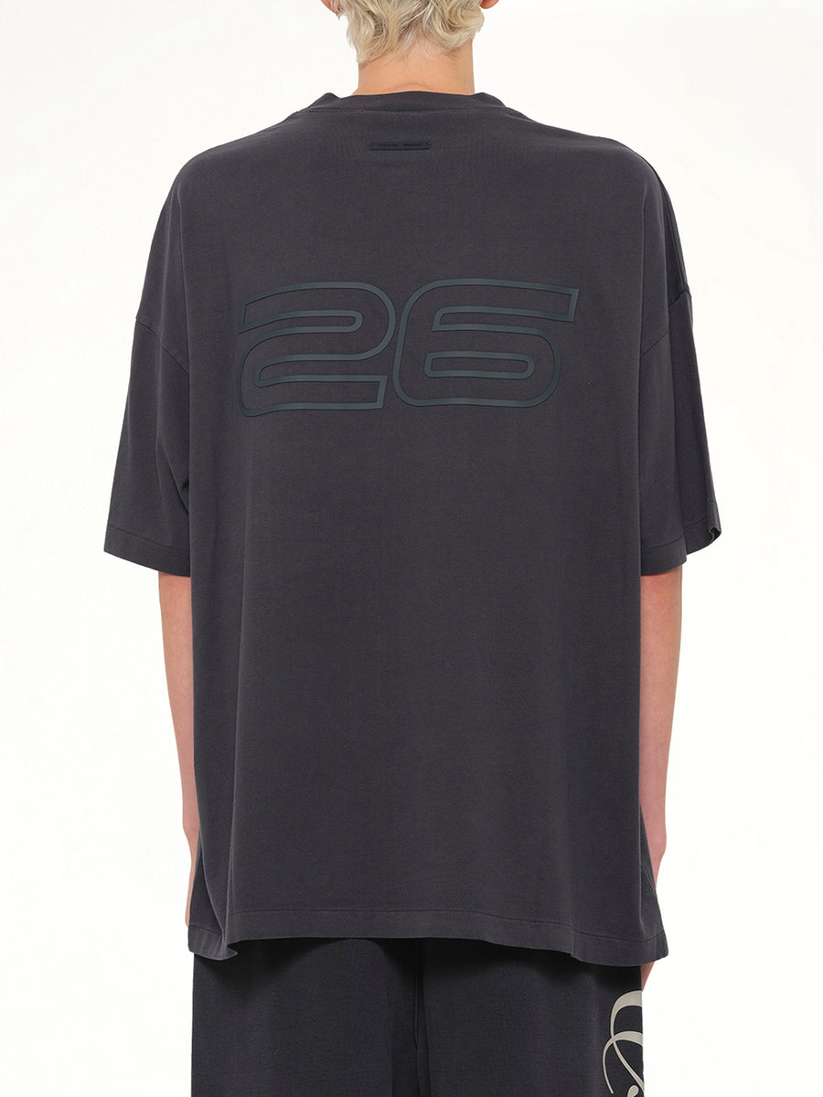 "26" T-Shirt in Vintage Black
