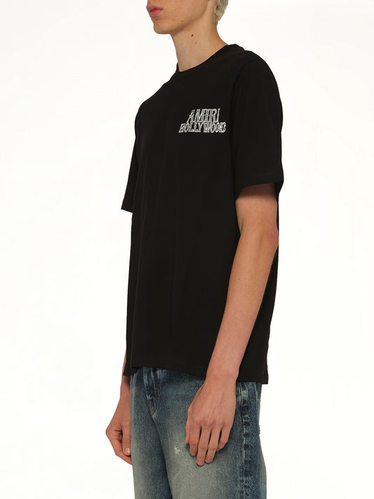 Amiri Hollywood City T-Shirt in Black