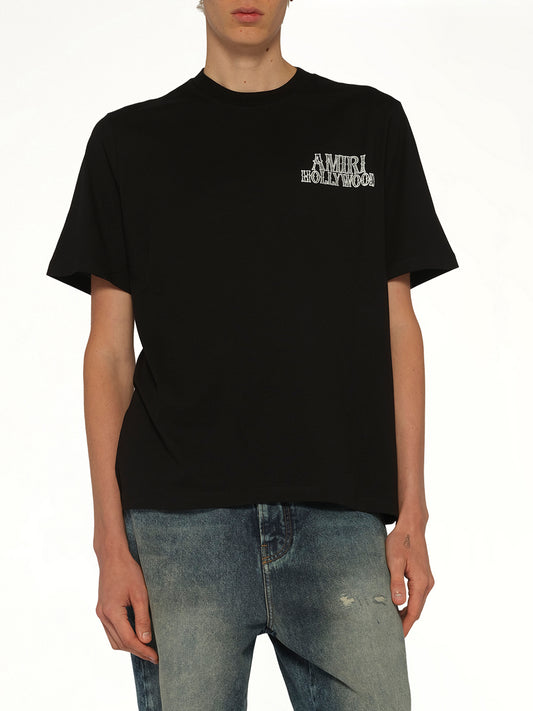 Amiri Hollywood City T-Shirt in Black
