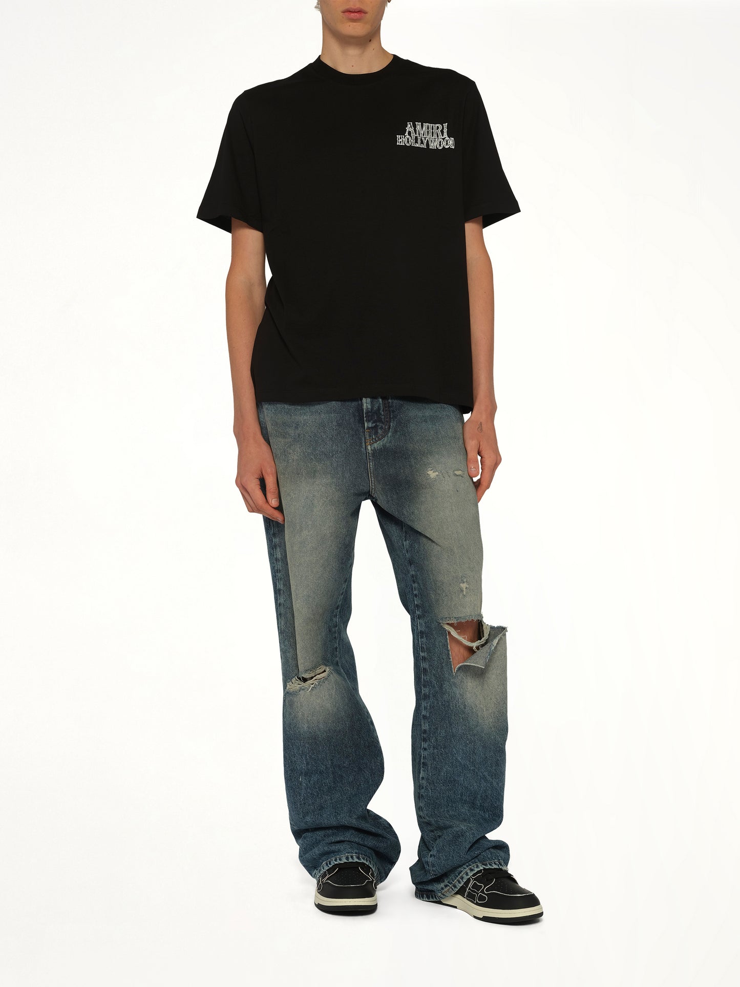 Amiri Hollywood City T-Shirt in Black