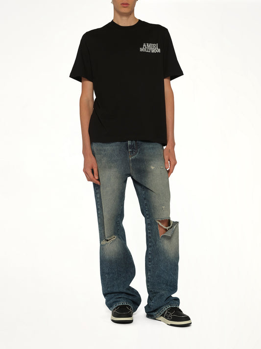Amiri Hollywood City T-Shirt in Black