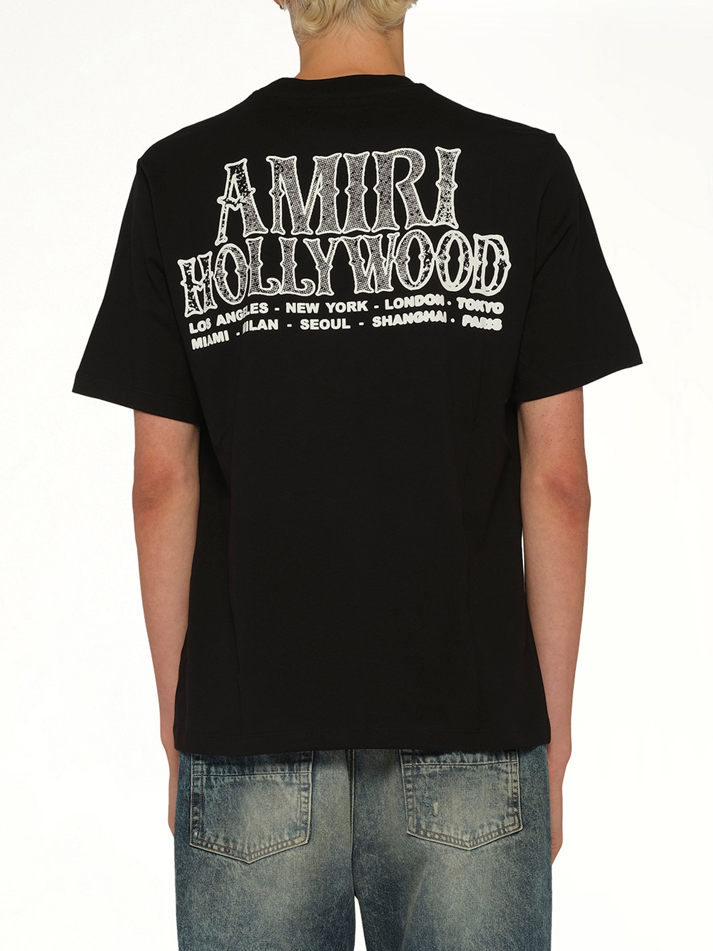 Amiri Hollywood City T-Shirt in Black
