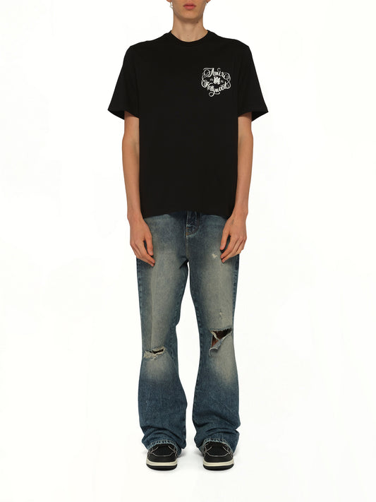 Amiri Hollywood T-Shirt in Black