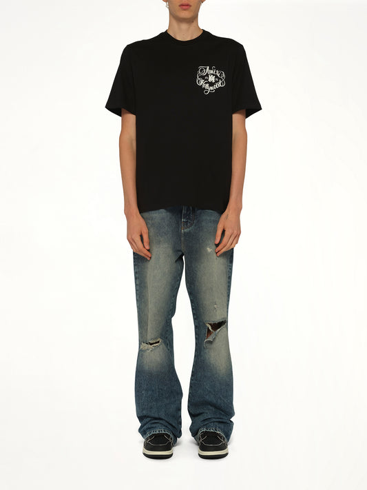 Amiri Hollywood T-Shirt in Black
