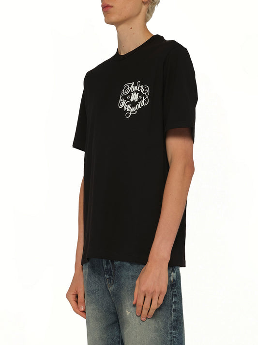 Amiri Hollywood T-Shirt in Black
