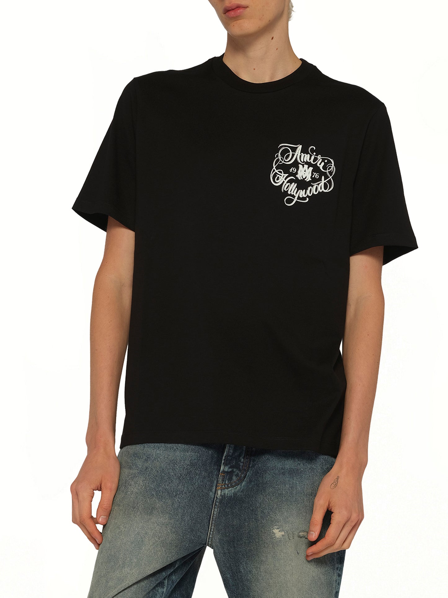 Amiri Hollywood T-Shirt in Black