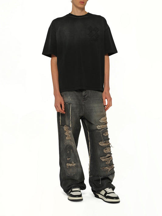 MA Quad Oversized T-Shirt in Black