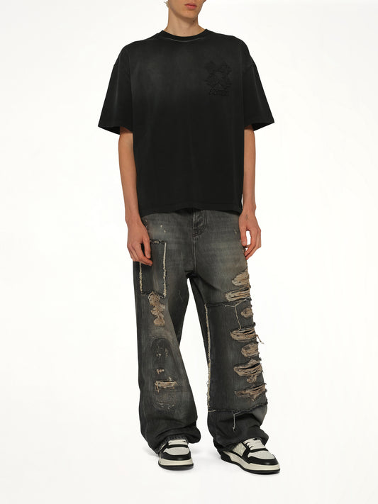 MA Quad Oversized T-Shirt in Black