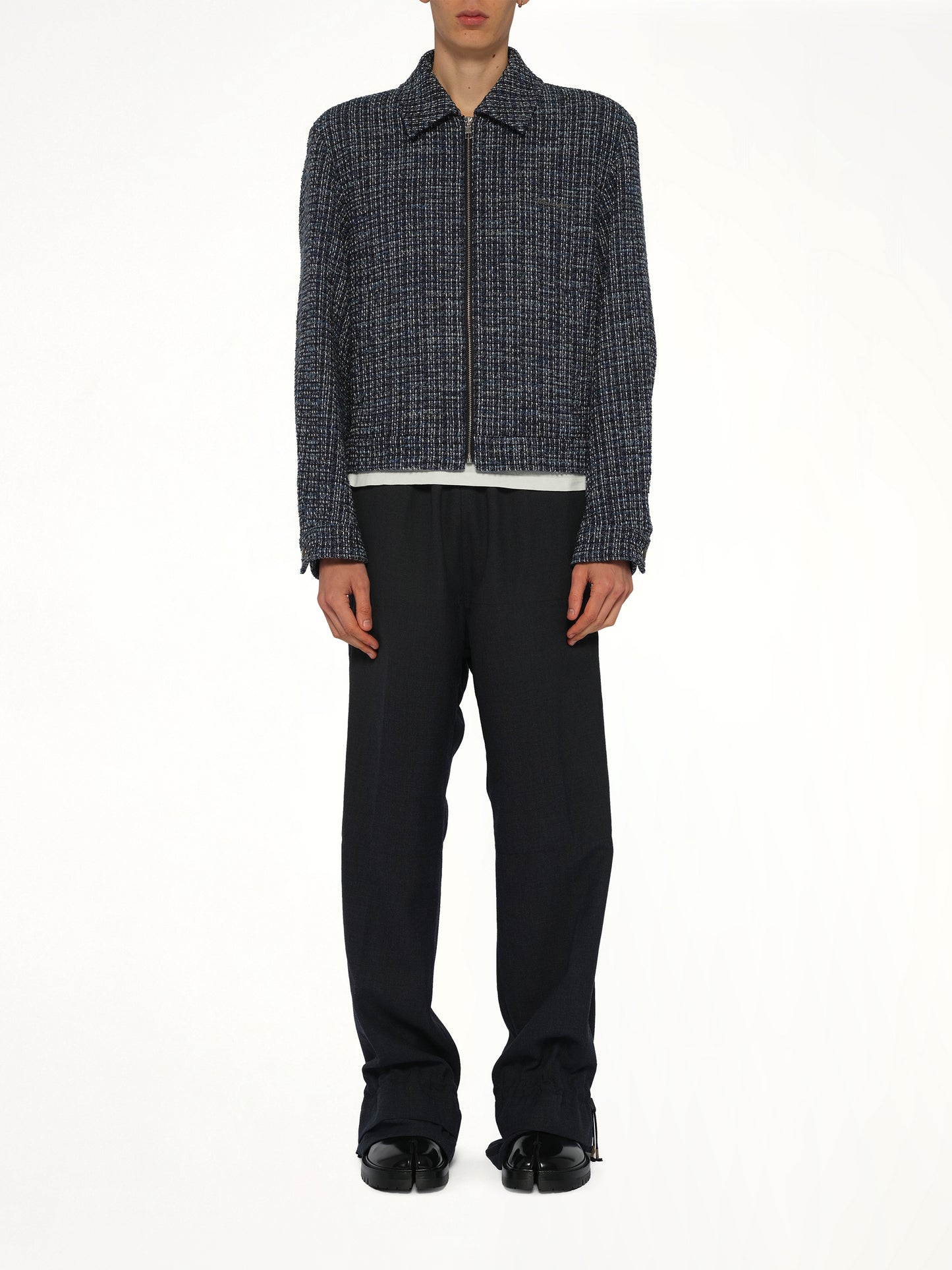 Tweed Jacket in Blue