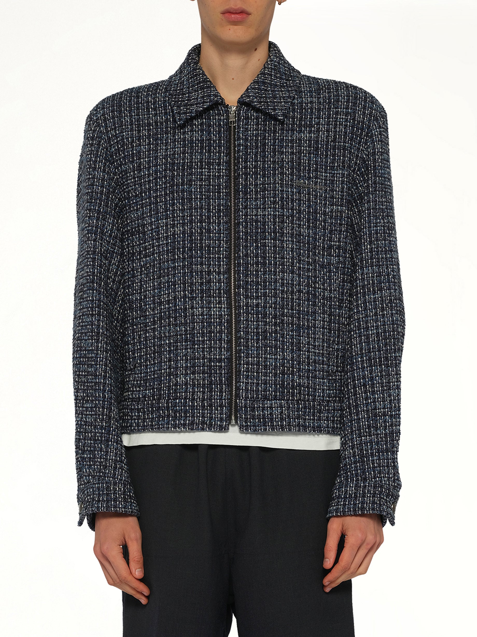 Tweed Jacket in Blue