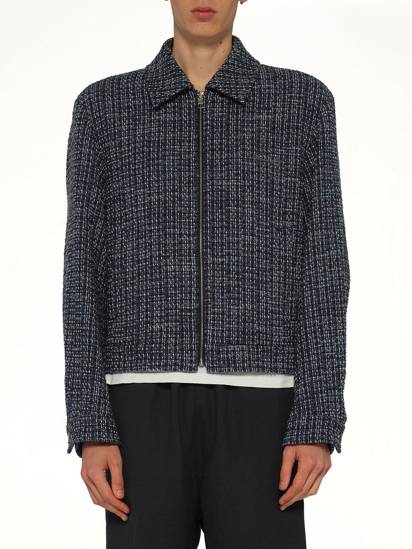 Tweed Jacket in Blue