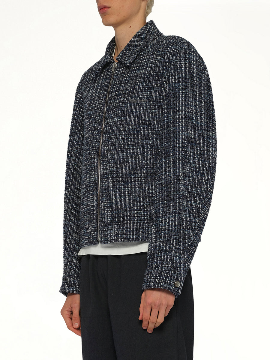 Tweed Jacket in Blue