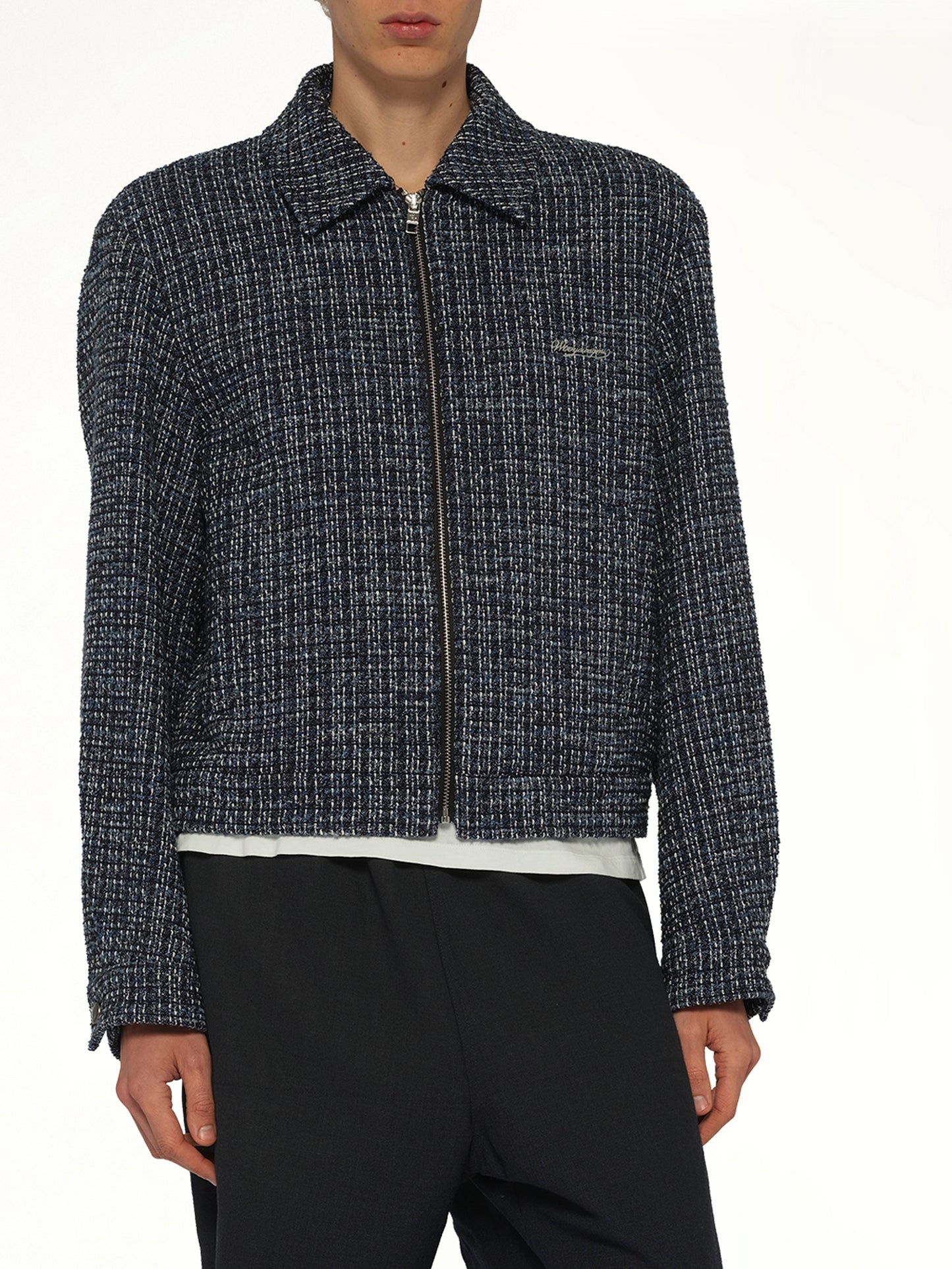 Tweed Jacket in Blue