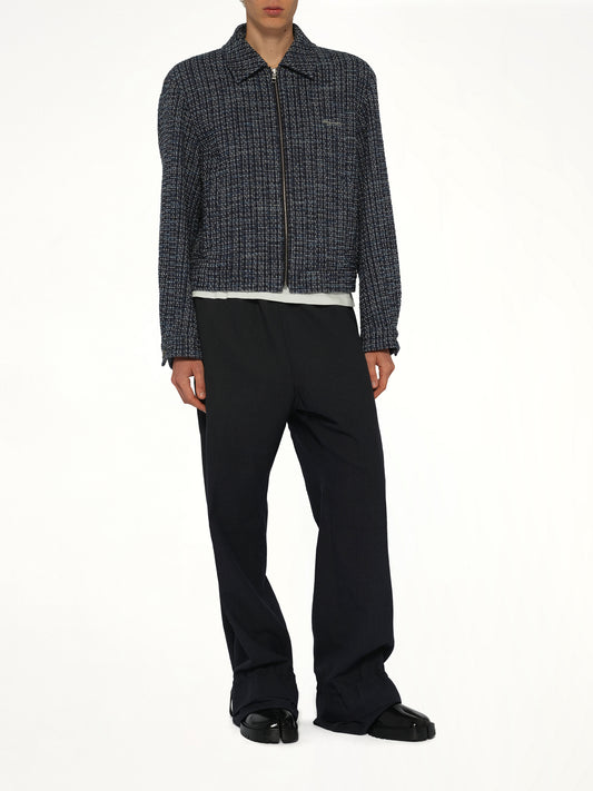 Tweed Jacket in Blue