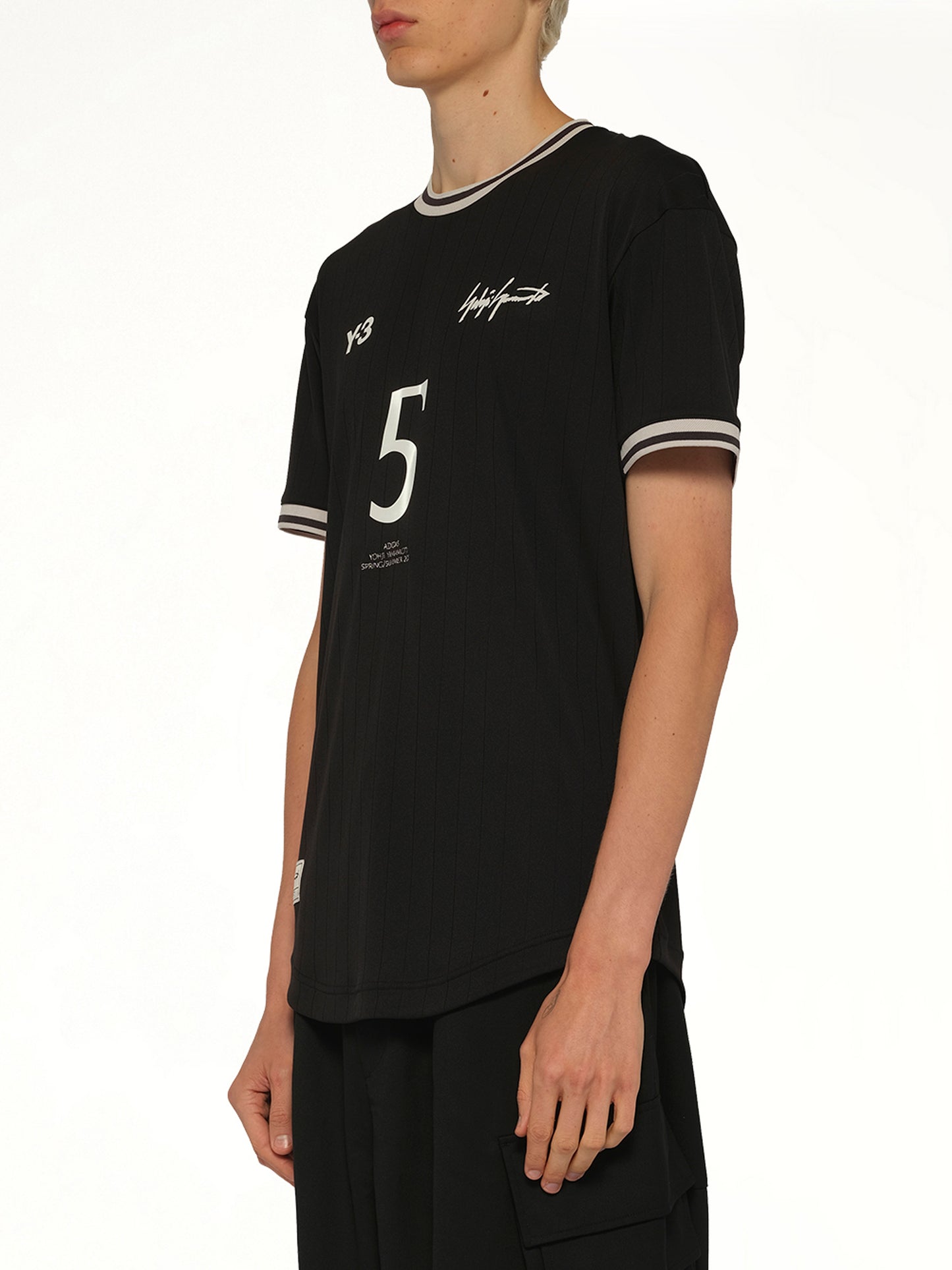 Elite 5 Football Jersey in Black