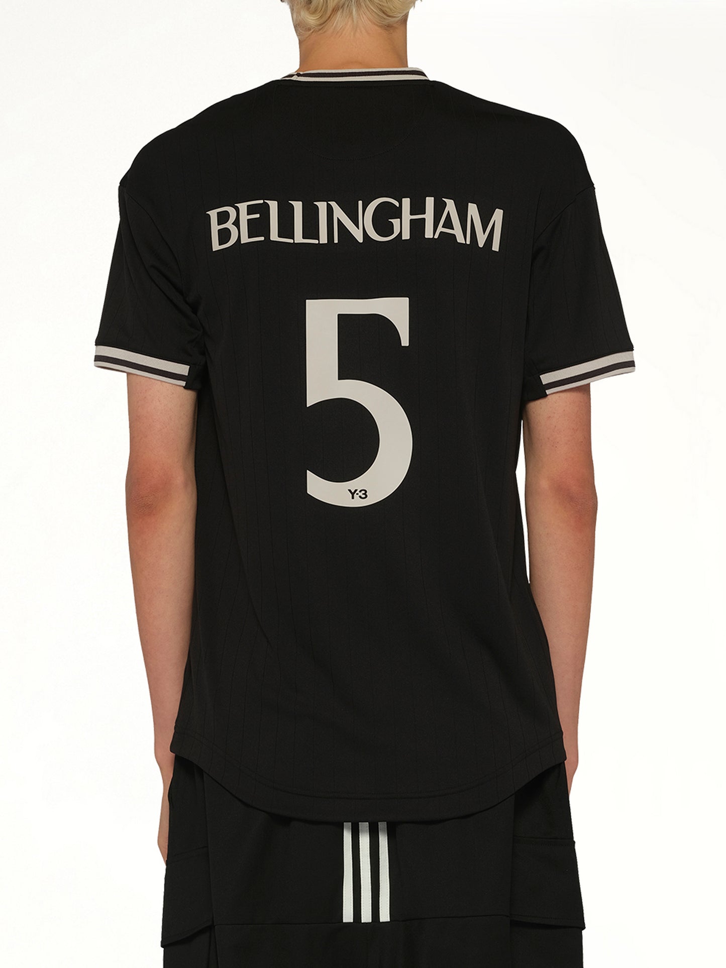 Elite 5 Football Jersey in Black
