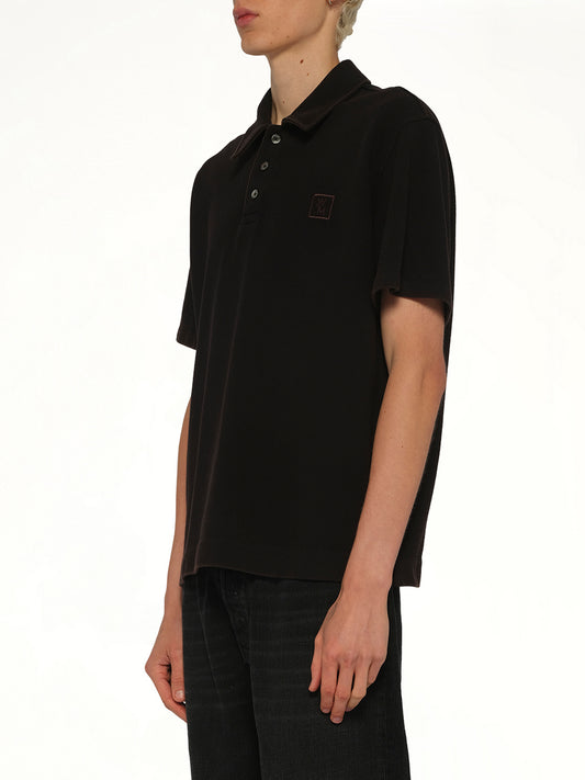 Mud Paint Polo in Black