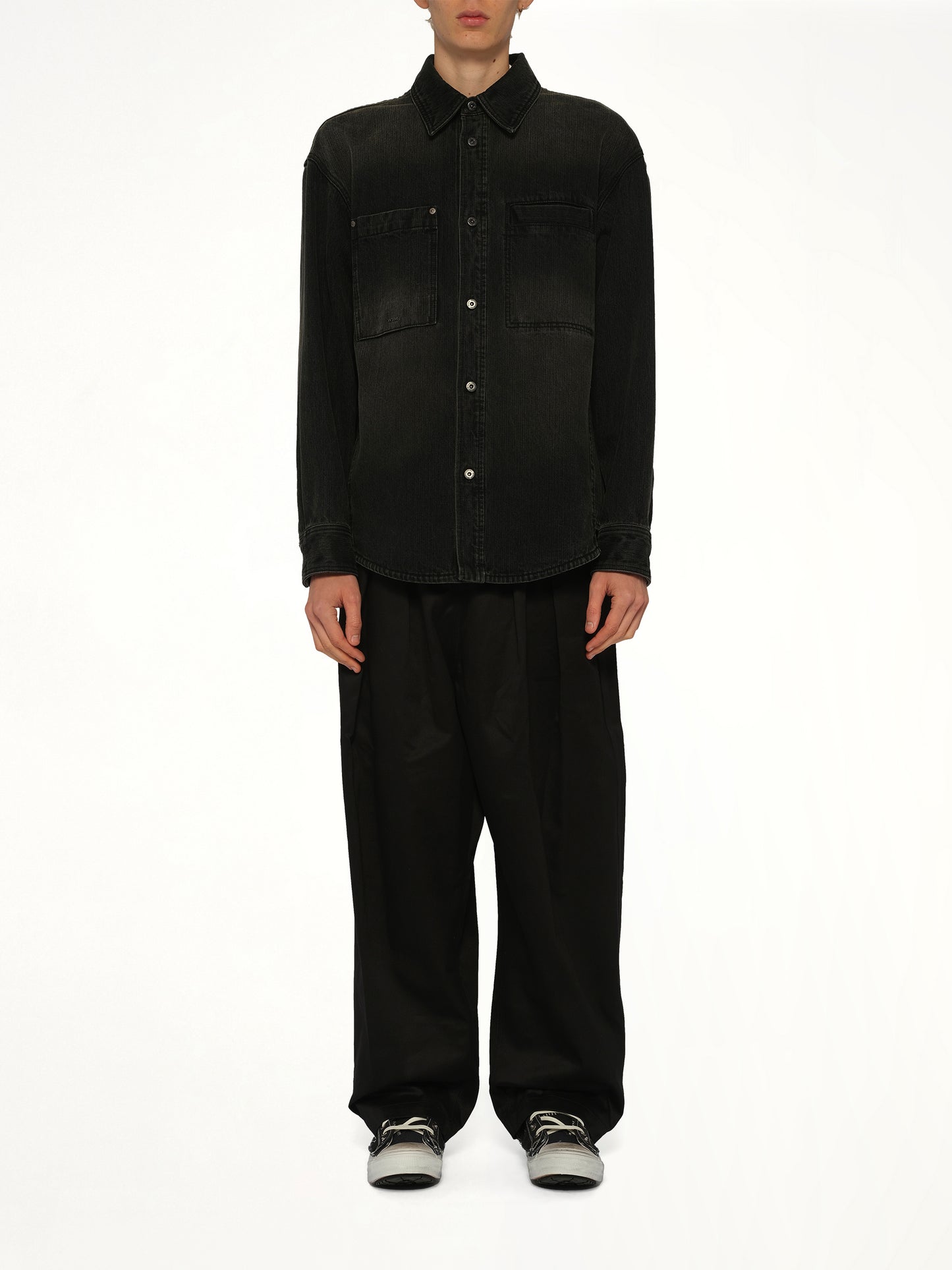 Denim Shirt in Black