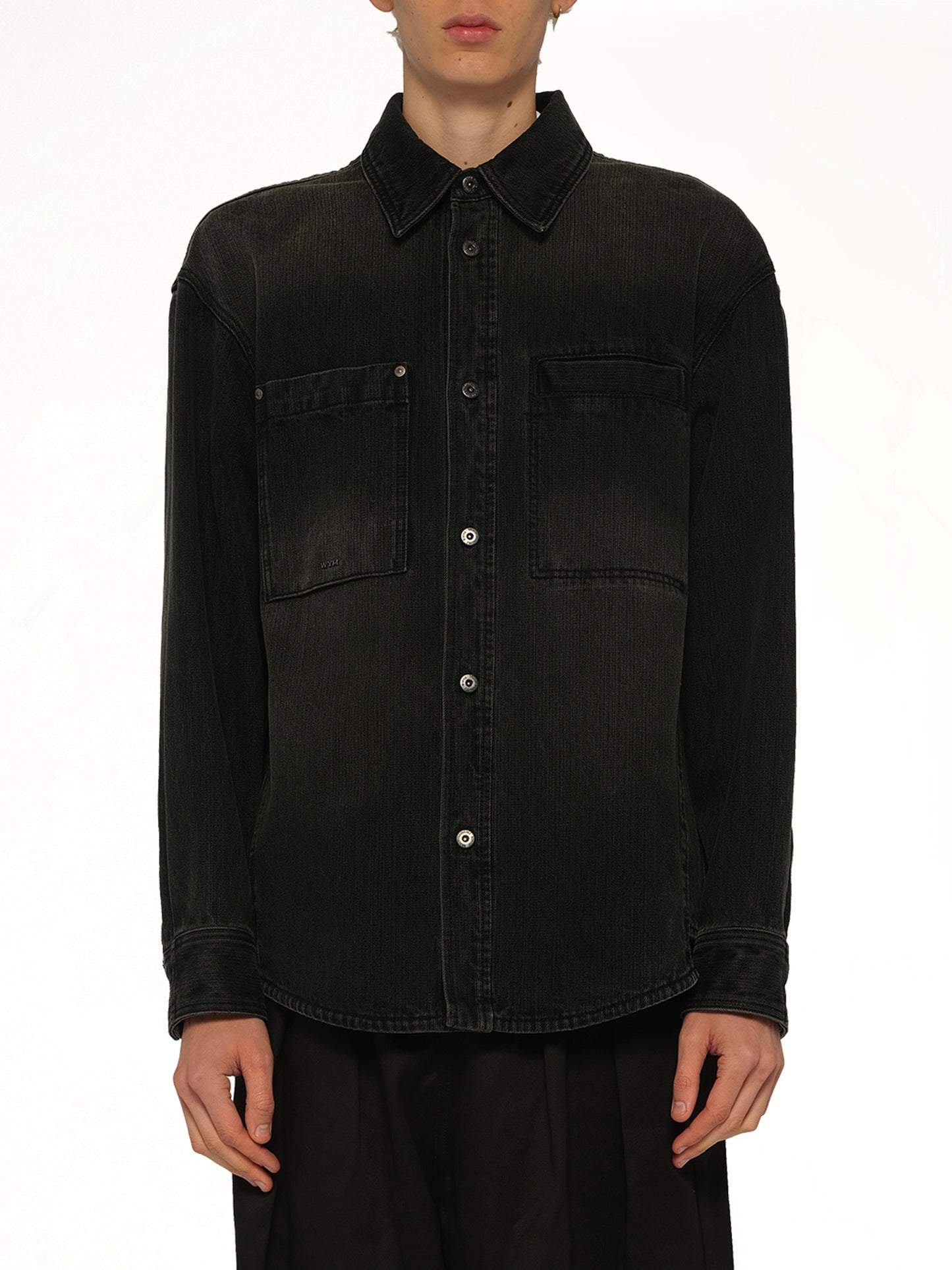 Denim Shirt in Black
