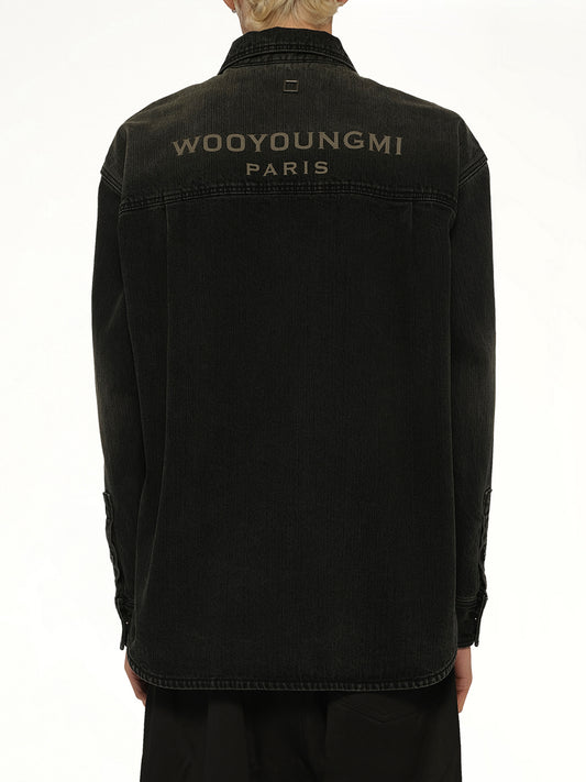 Denim Shirt in Black