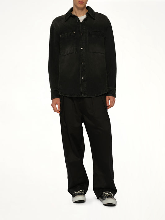 Denim Shirt in Black