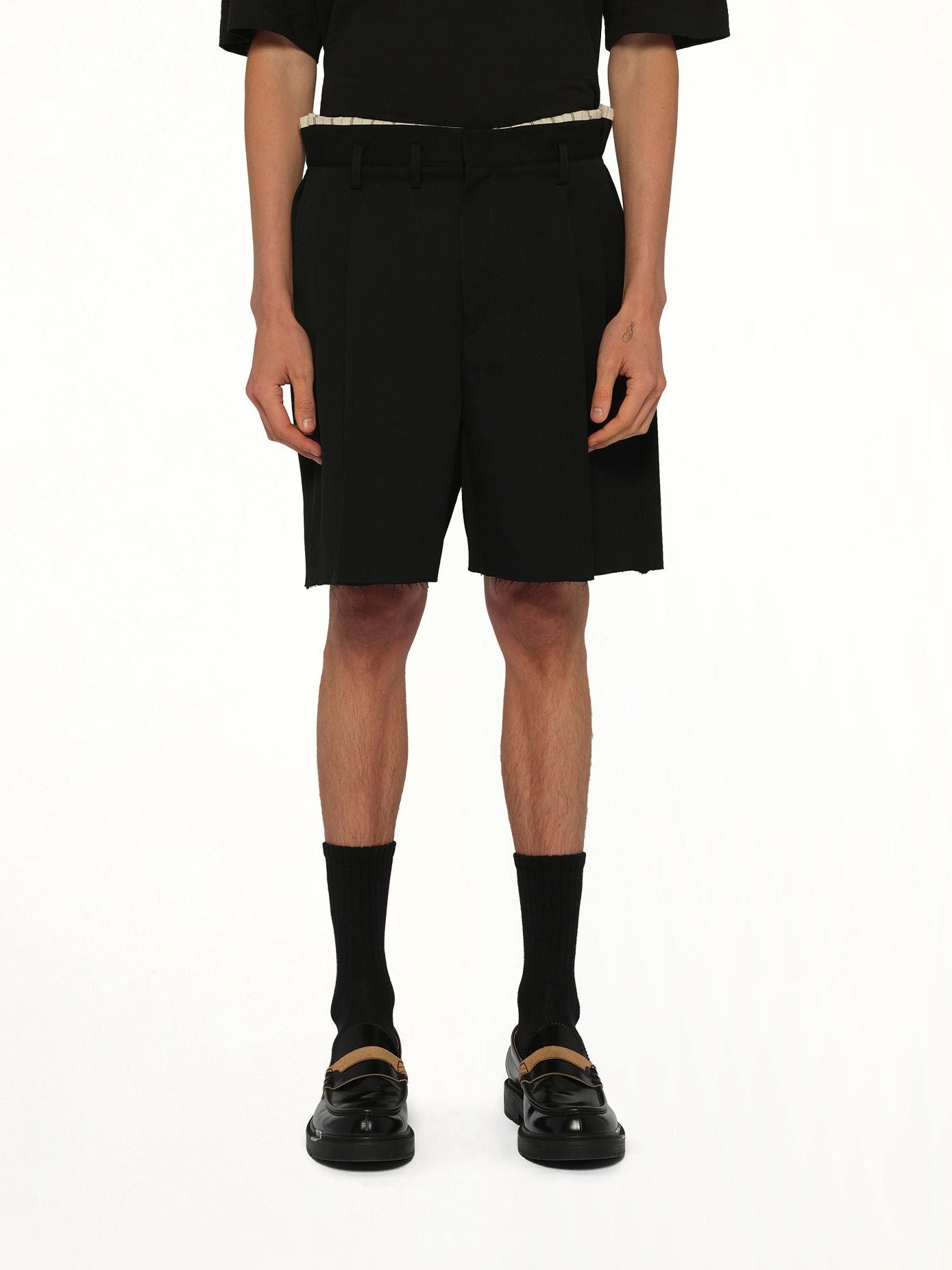 Tailored Shorts in Black