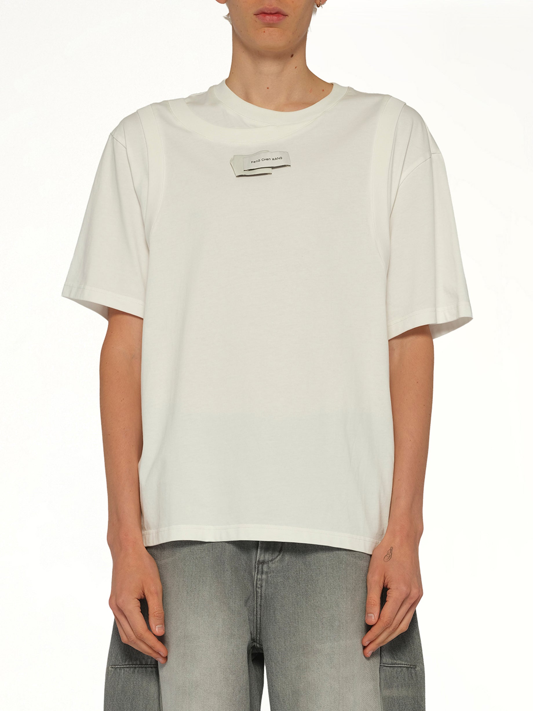 Deconstructed T-Shirt in White