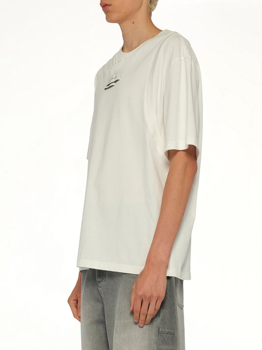 Deconstructed T-Shirt in White