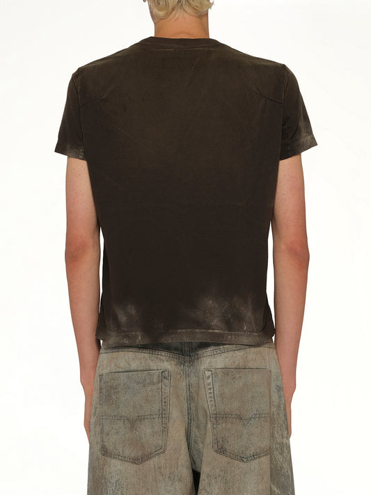 Luxuary Mud Paint T-Shirt in Brown