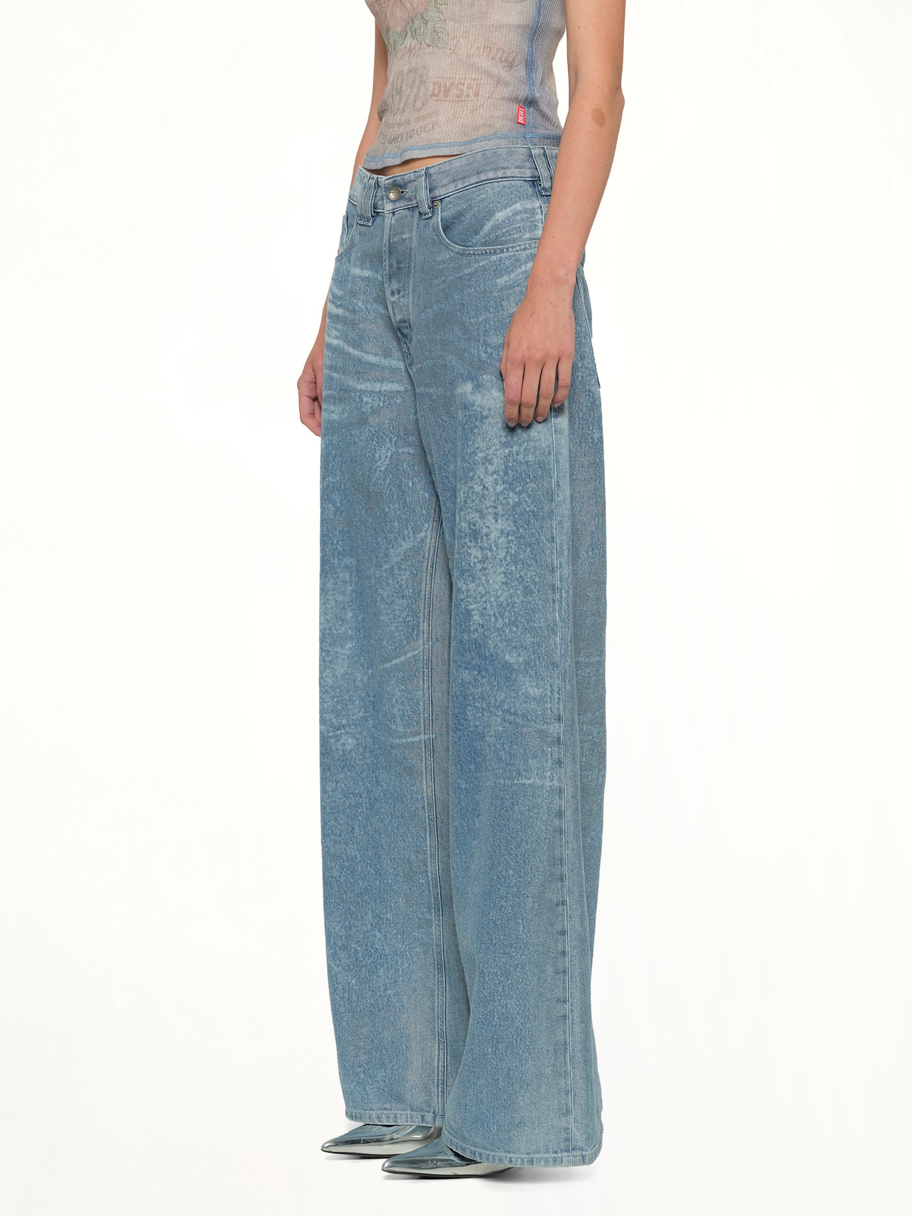 DIESEL , 1996 D-SIRE-FSI Jeans in Blue Side View from MARAIS