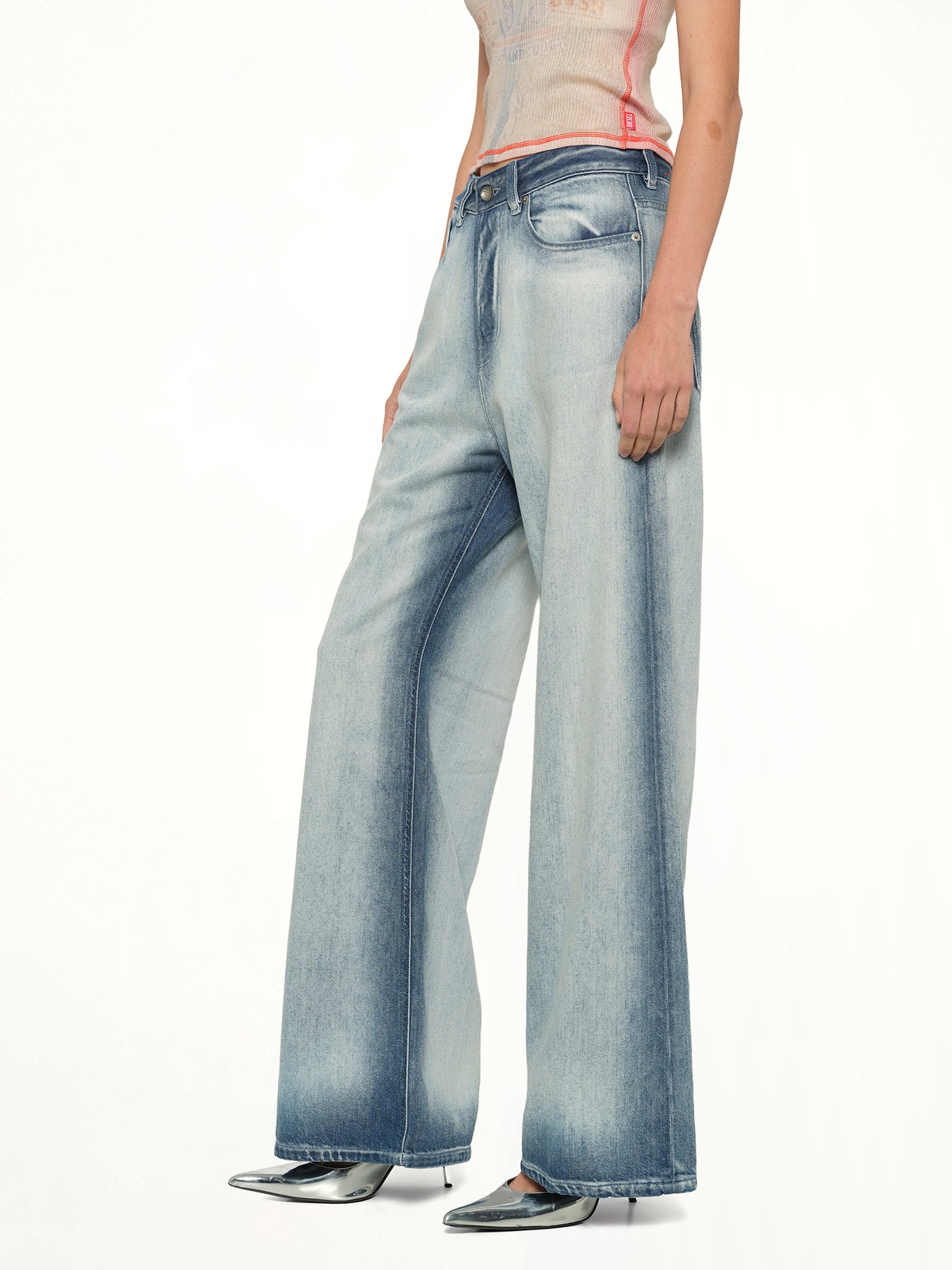 DIESEL , 1996 D-SIRE-FSI1 Jeans in Blue Detail Shot from MARAIS