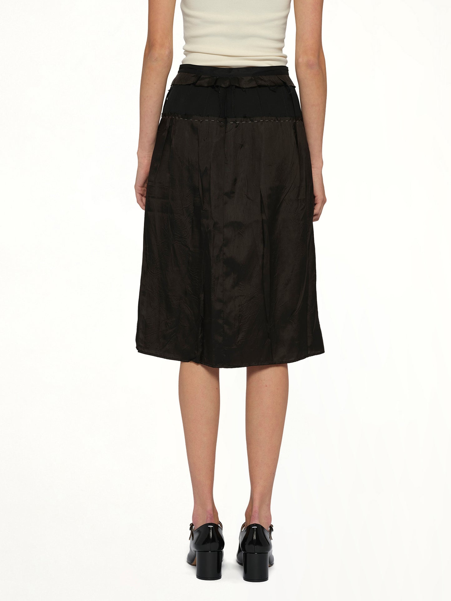 Skirt in Carbon/Black