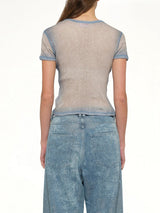 T-IANA T-Shirt in White/Blue