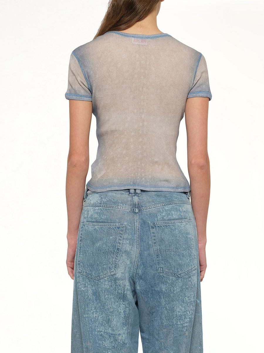 T-IANA T-Shirt in White/Blue
