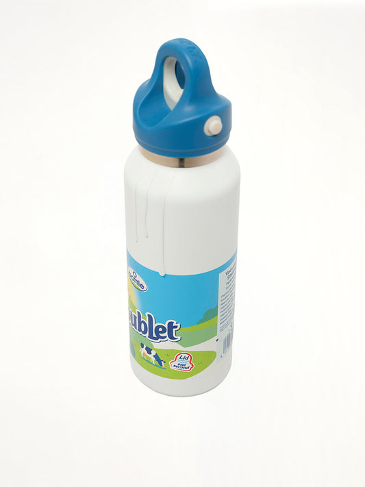 Fridge Style Water Bottle/Small in Milk
