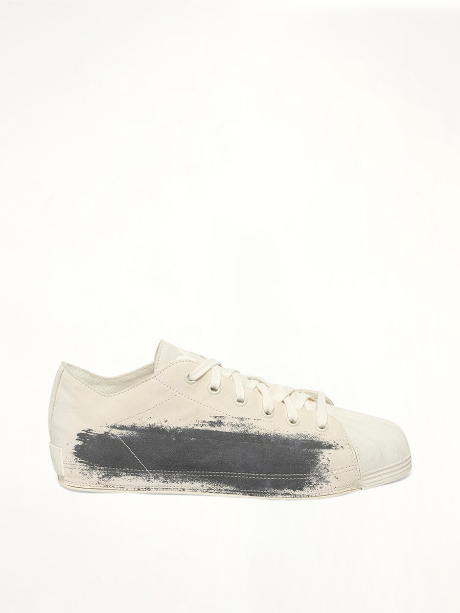 Y-3 Nizzastar Low in Off White Side View | Y-3