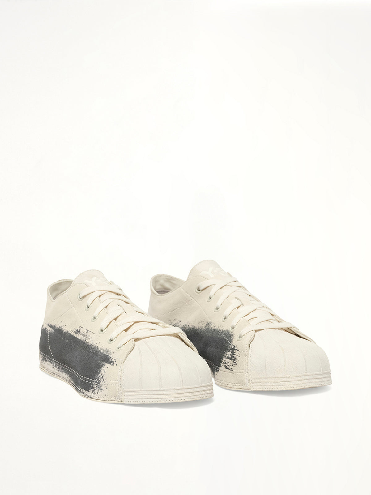 Y-3 Nizzastar Low in Off White Front View | Y-3