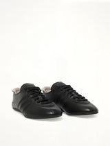 Y-3 Tokyo Sneaker in Black/Off White Front View | Y-3